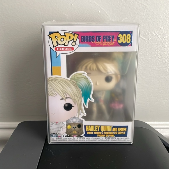 Funko Pop! Heroes: Birds of Prey - Harley Quinn with Beaver, Multicolor - Picture 4 of 5